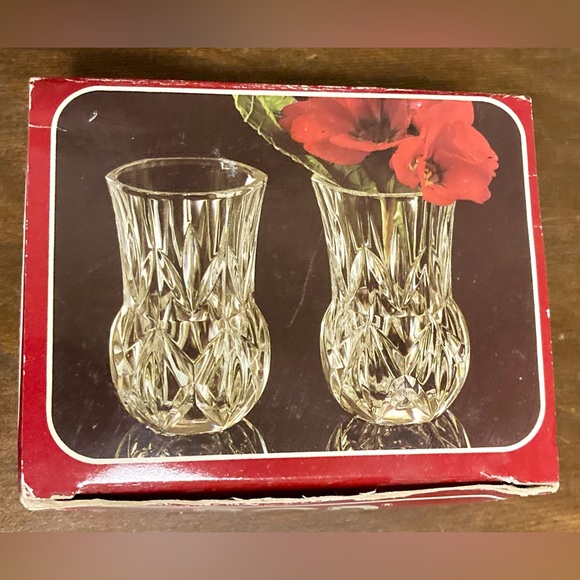 NIB - RCR Royal Crystal Bud Vases - Picture 3 of 5